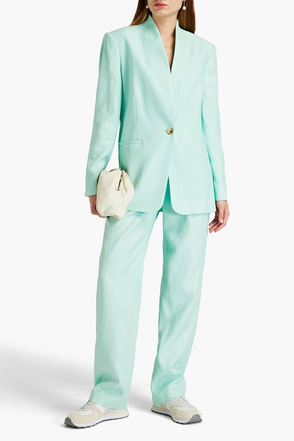 LOULOU STUDIO Ruden slub-twill blazer