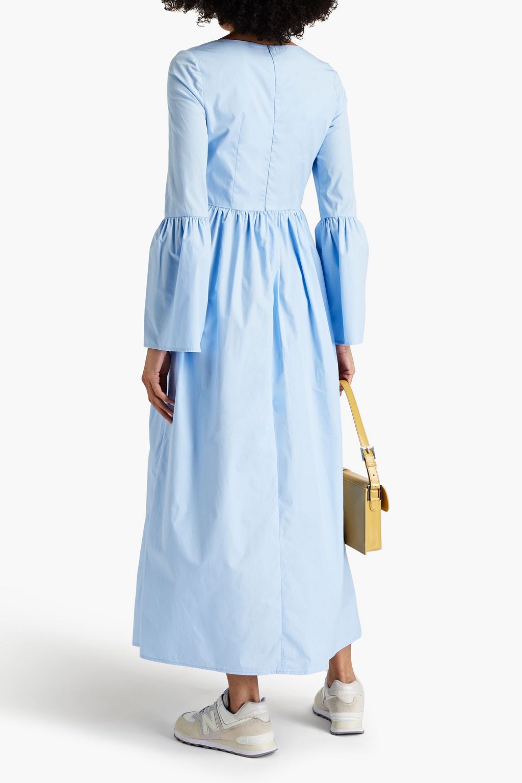 LOULOU STUDIO Keppel gathered cotton-poplin maxi dress