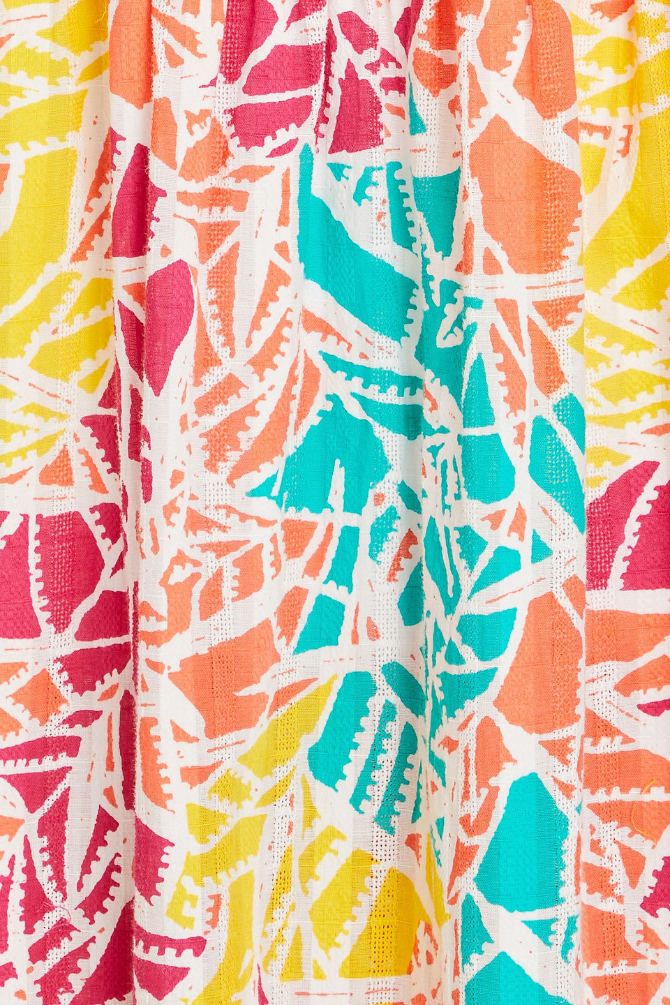 Diane Von Furstenberg Tessa Abstract Print Long Sleeve Cotton Maxi Dress In Orange
