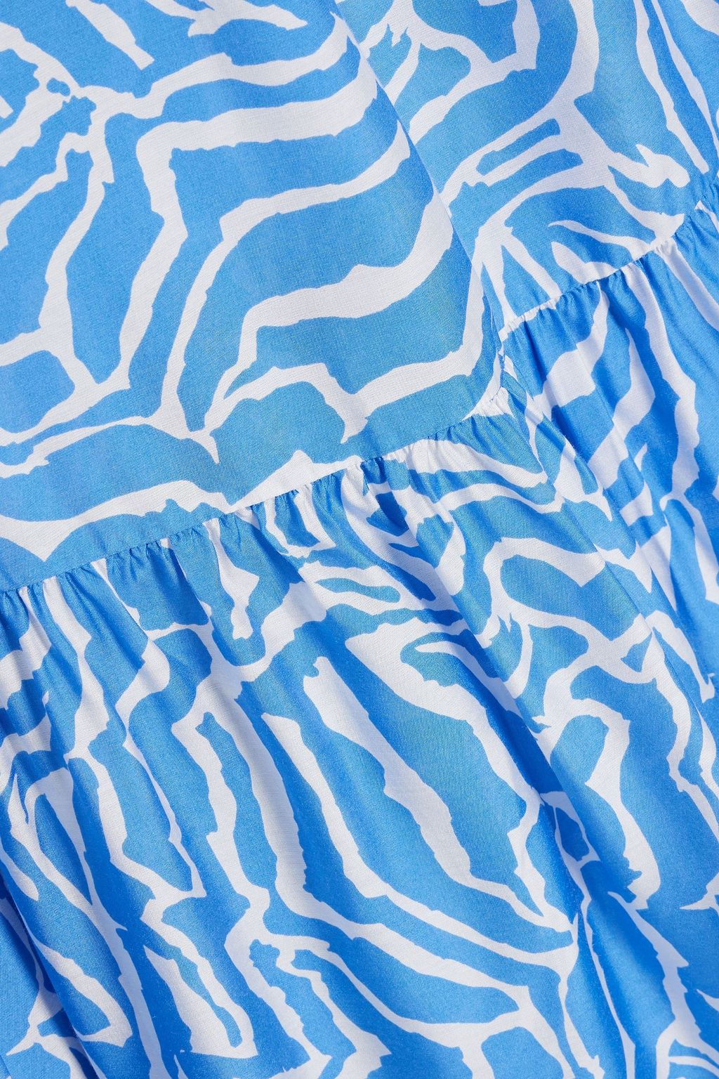 DIANE VON FURSTENBERG Fortina ruffled printed sateen midi dress
