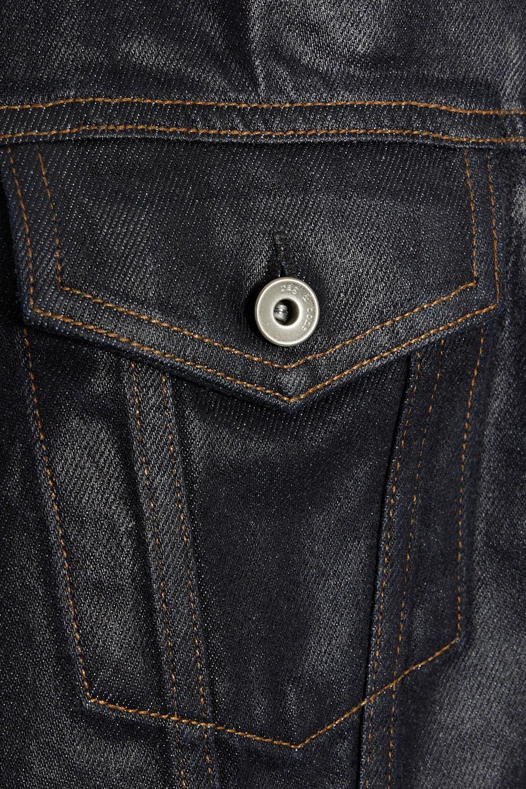RAG & BONE جاكيت قصير من الجينز المطلي