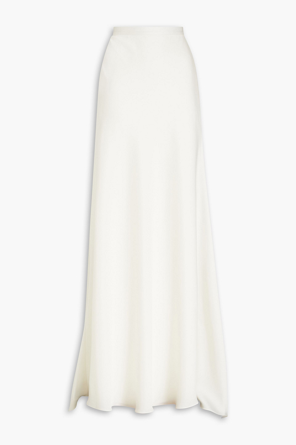 Catherine Deane Mae Satin Maxi Skirt In Ivory