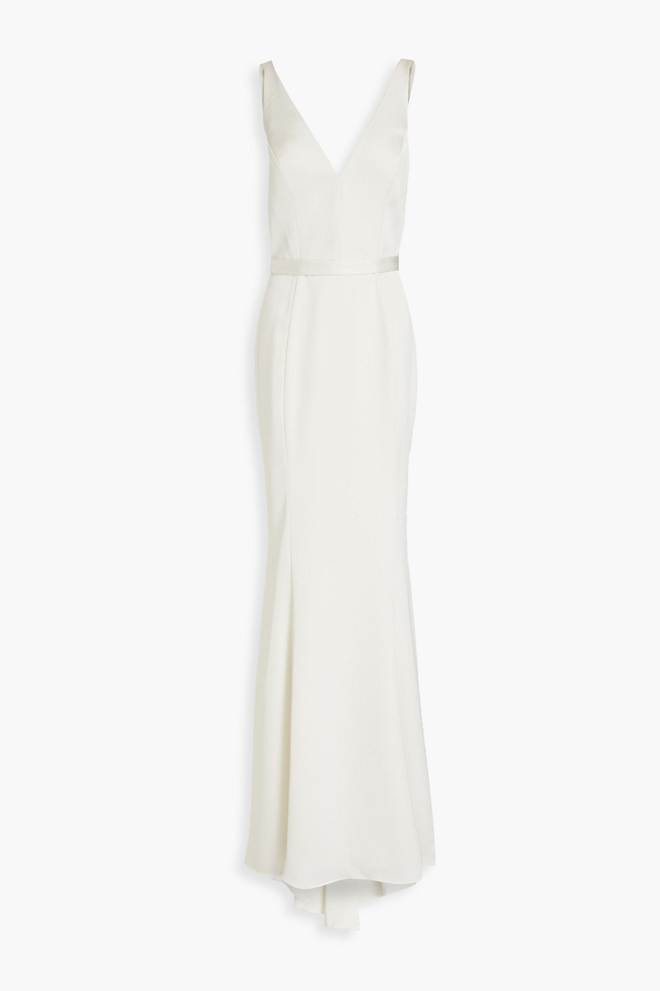 Livvy belted satin bridal gown