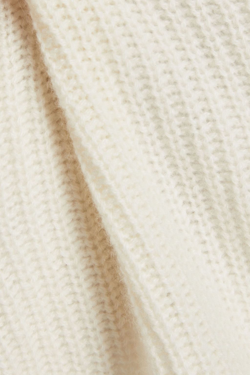 LOULOU STUDIO リブ編みカシミヤ セーター