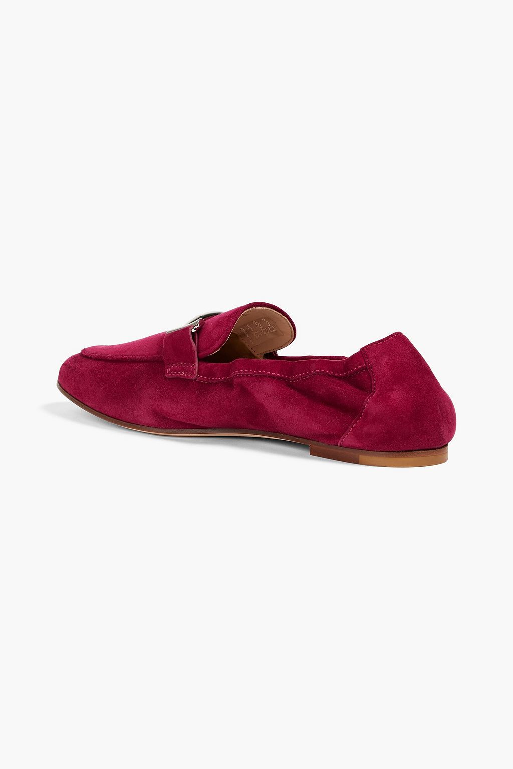 TOD'S Double T suede loafers