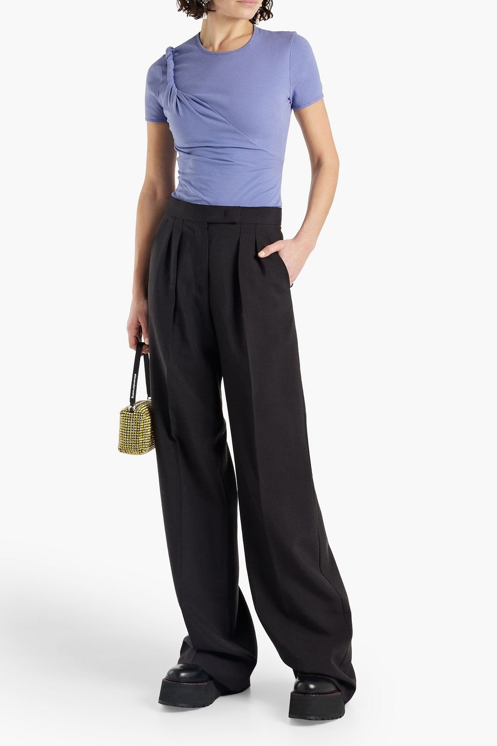 1017 ALYX 9SM Twisted stretch-cotton jersey T-shirt