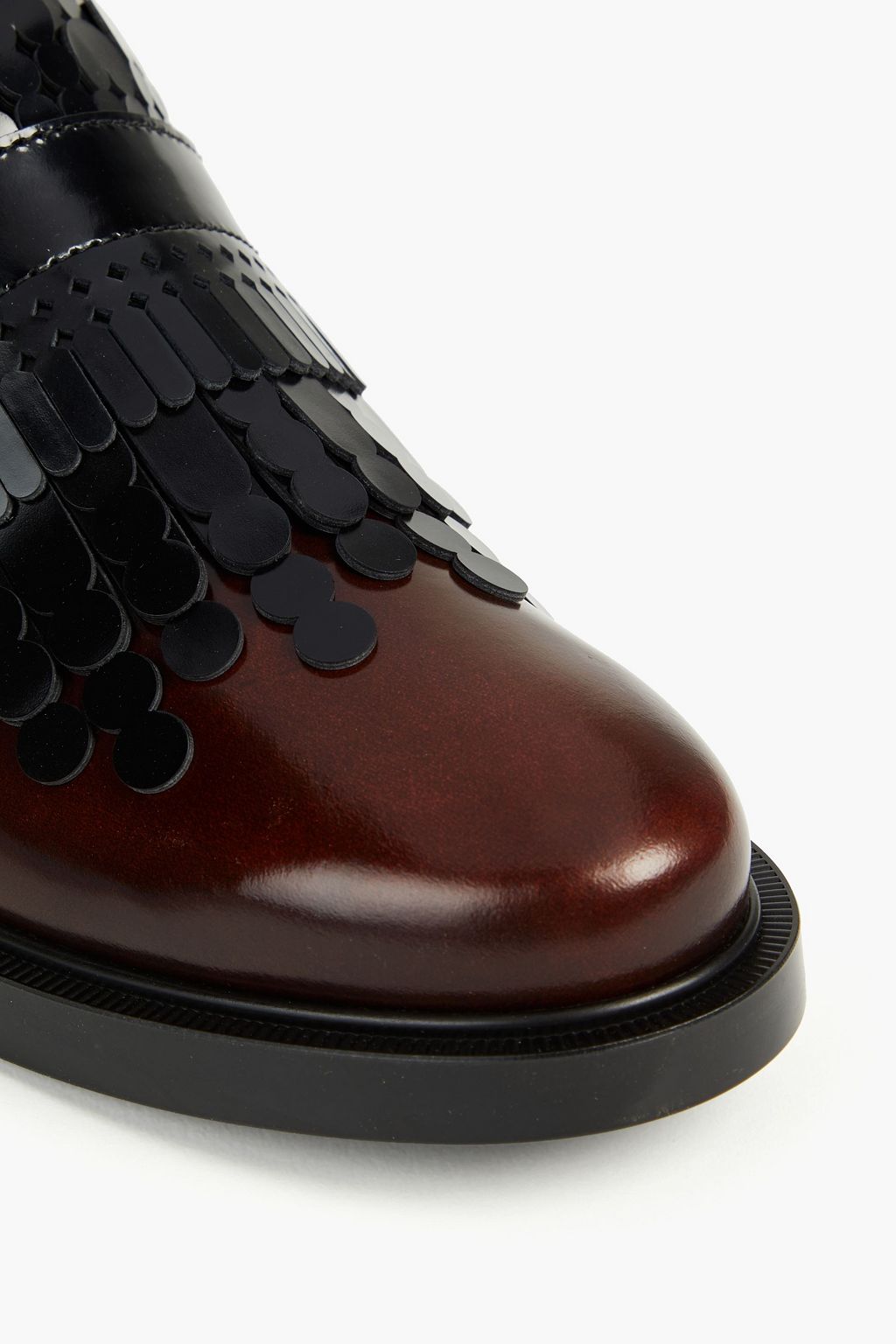 TOD'S Glossed-leather loafers