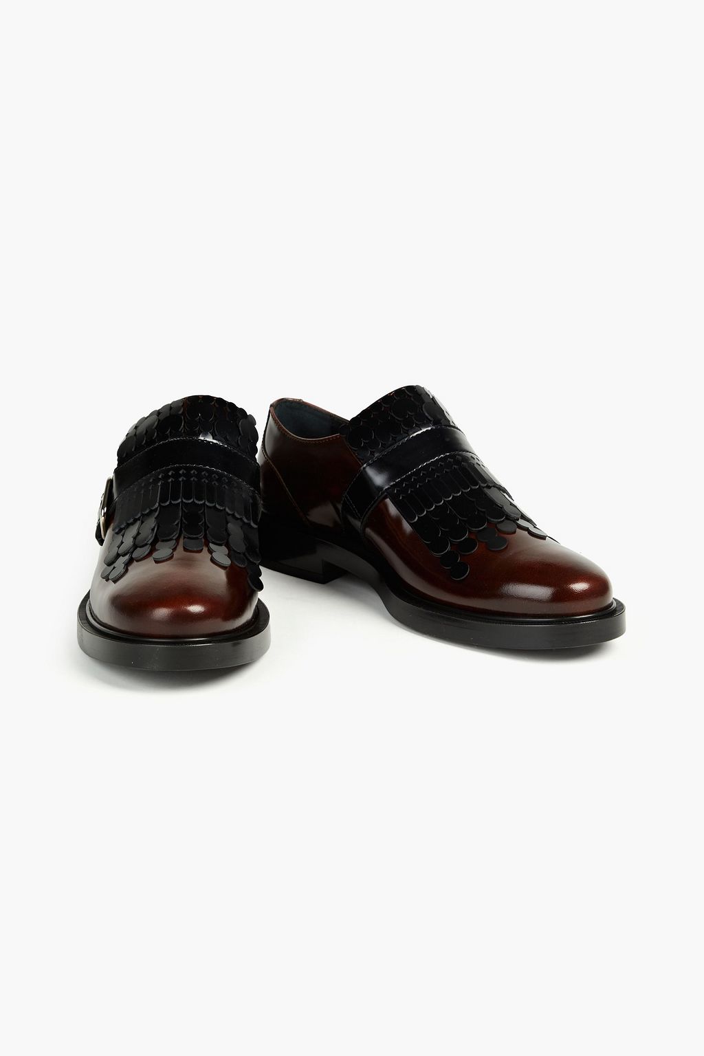 TOD'S Glossed-leather loafers