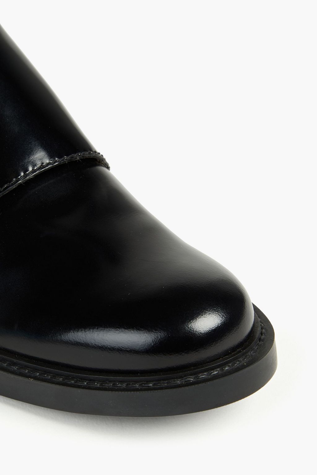 TOD'S 버클 디테일 가죽 브로그
