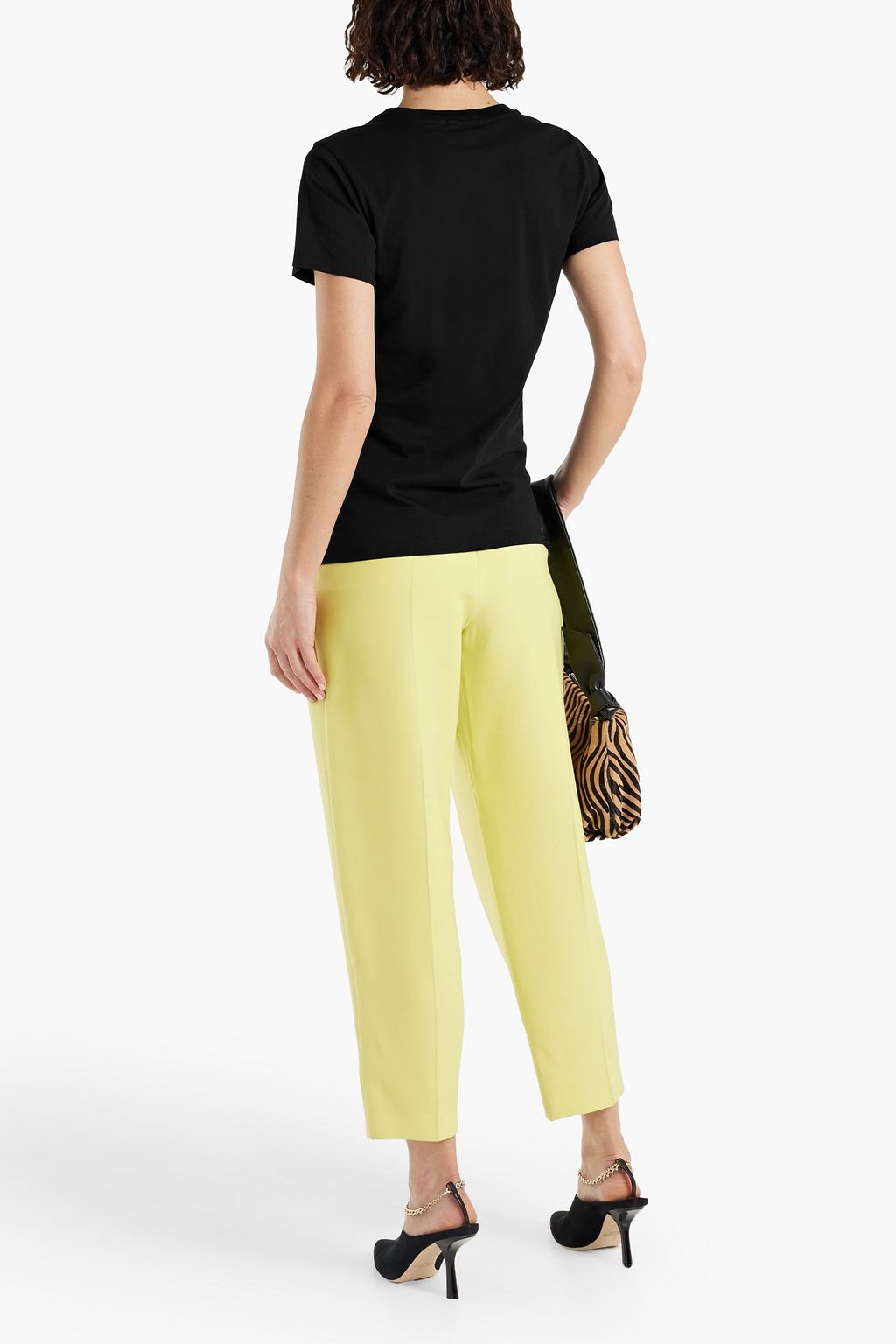 BELLA FREUD Printed cotton-jersey T-shirt