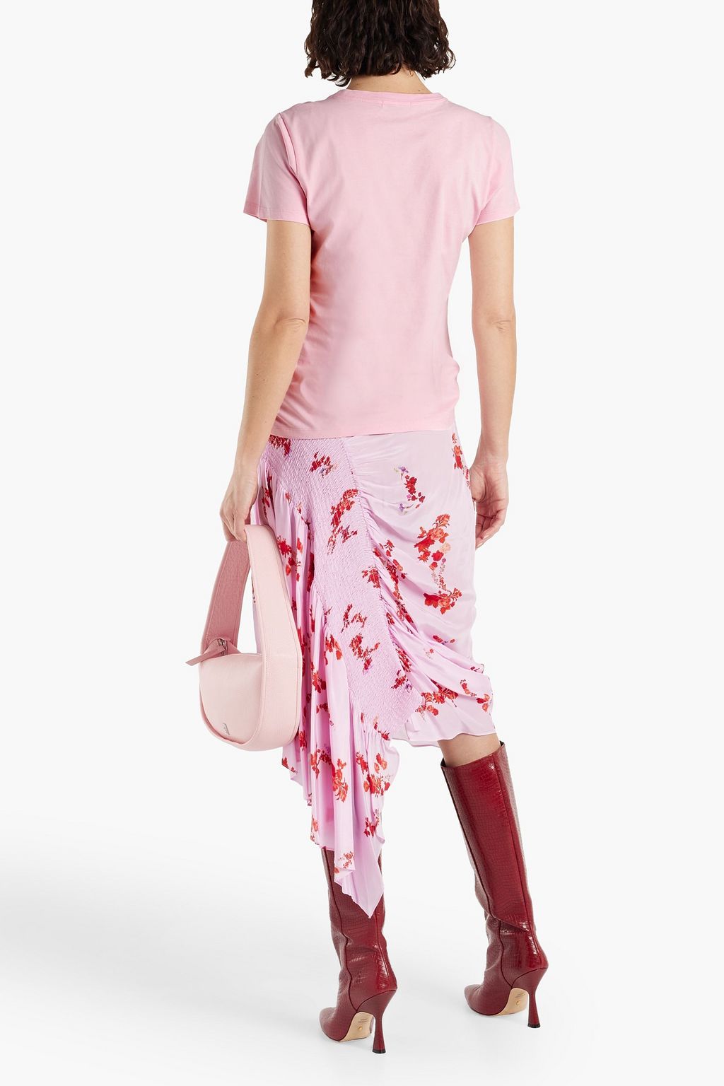BELLA FREUD Printed cotton-jersey T-shirt