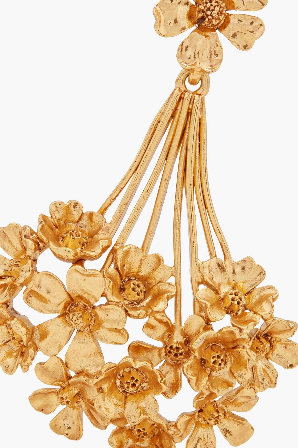 OSCAR DE LA RENTA Gold-tone earrings