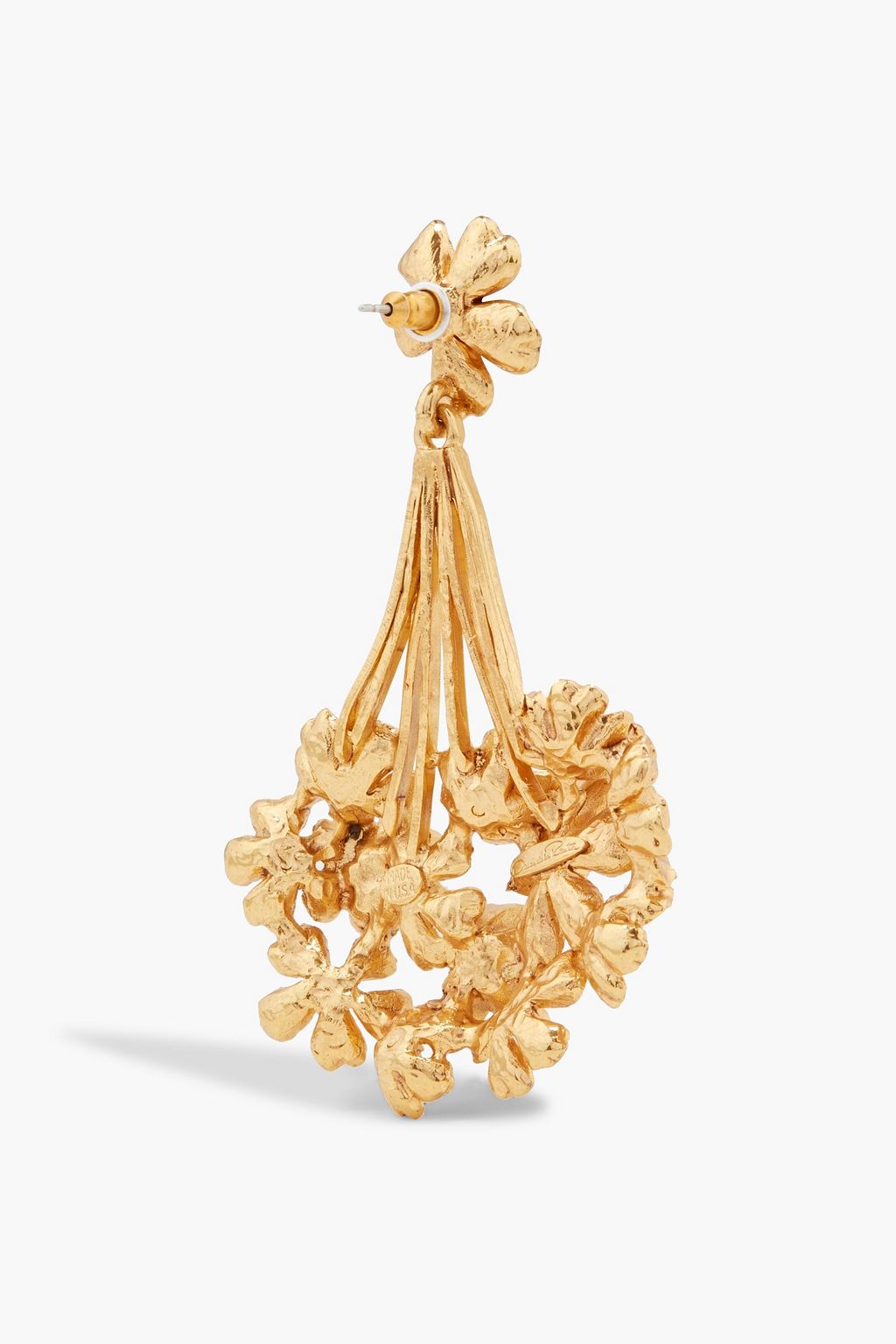 OSCAR DE LA RENTA Gold-tone earrings