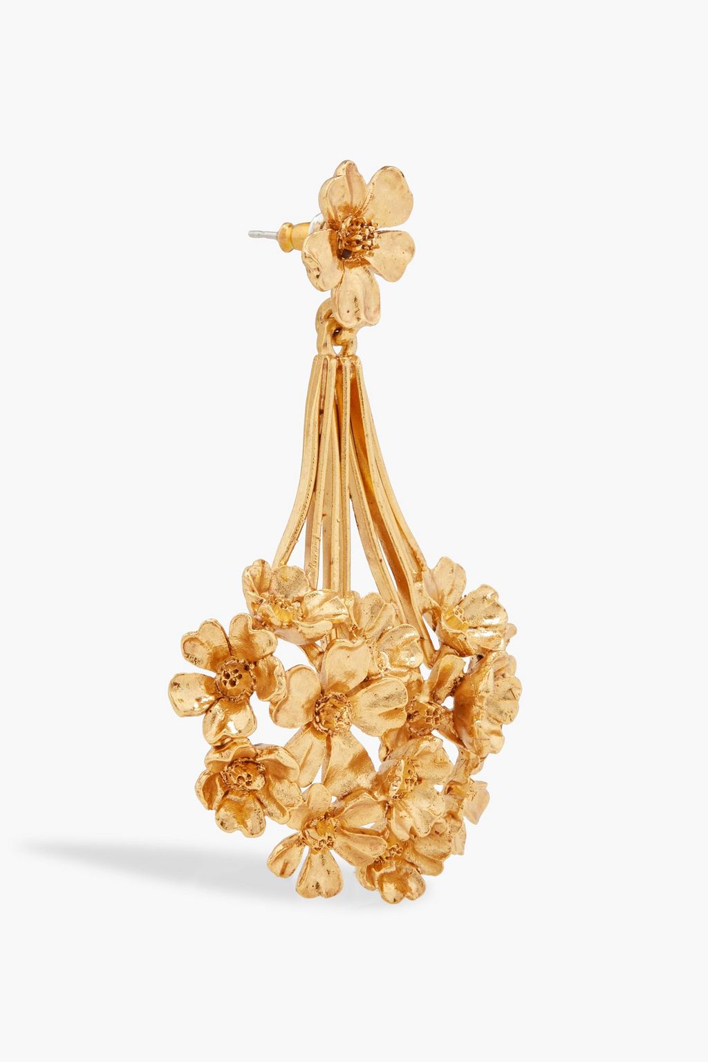 OSCAR DE LA RENTA Gold-tone earrings