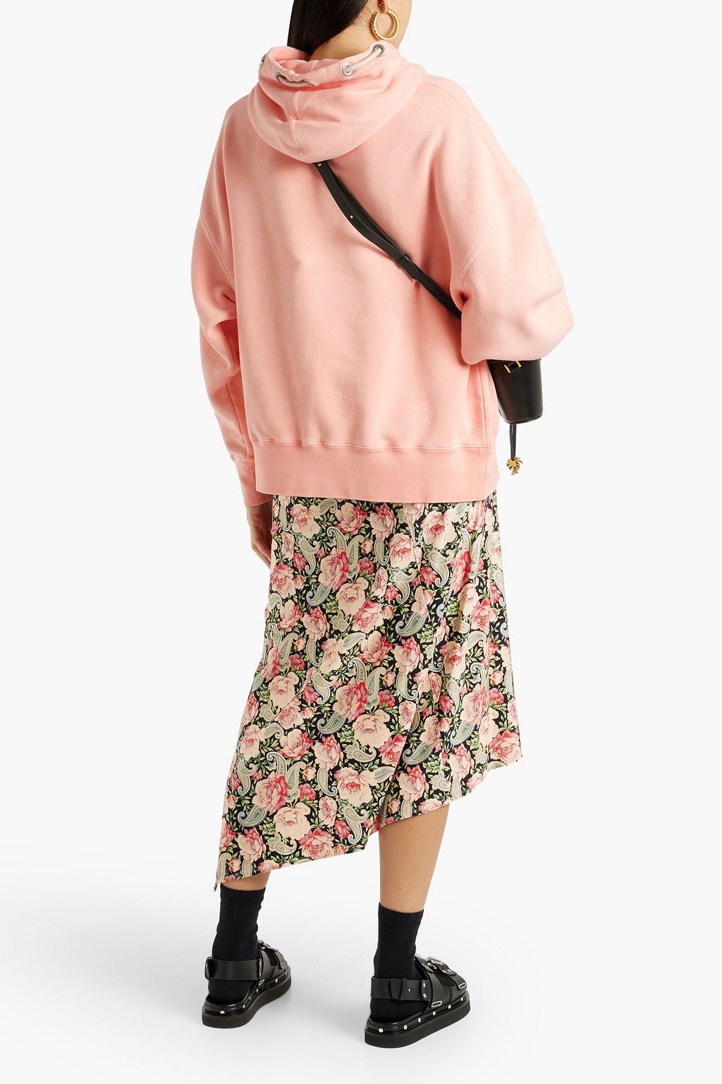 PALM ANGELS French cotton-terry hoodie