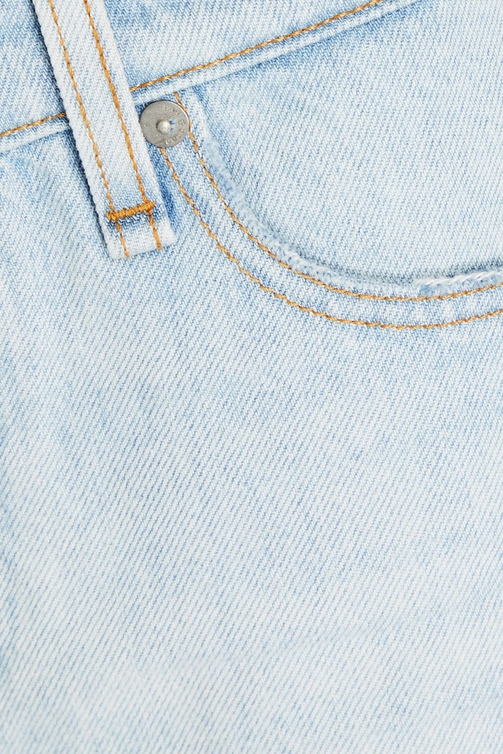 RAG & BONE شورت ’دري’ من الجينز بحواف منسّلة