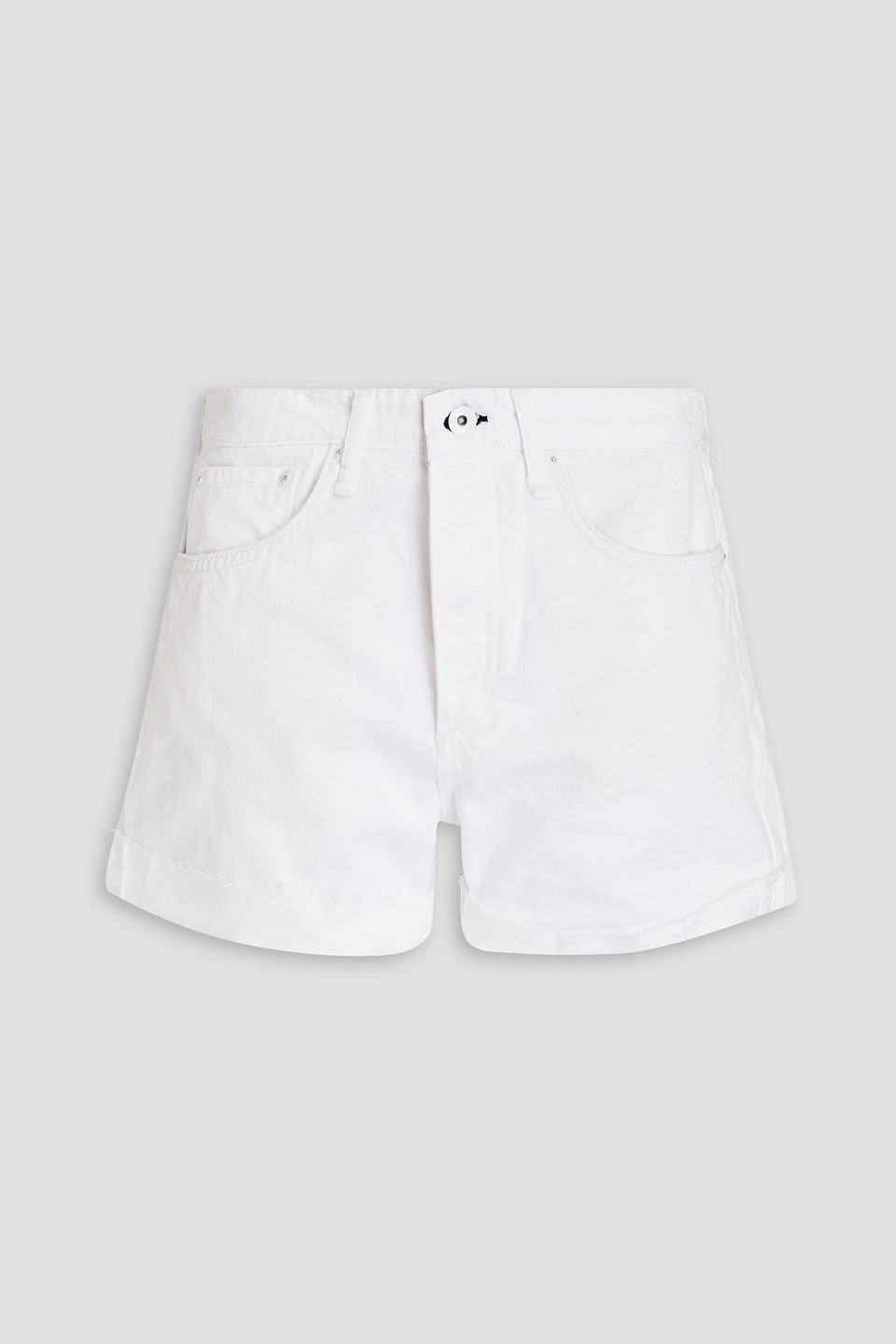 Rag & Bone Rosa White Denim Shorts In White