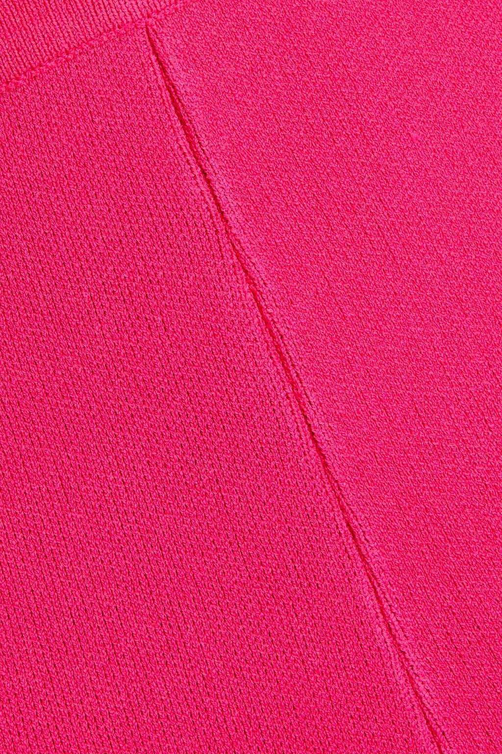 MAGDA BUTRYM Cropped Leggings aus Stretch-Strick mit Federn
