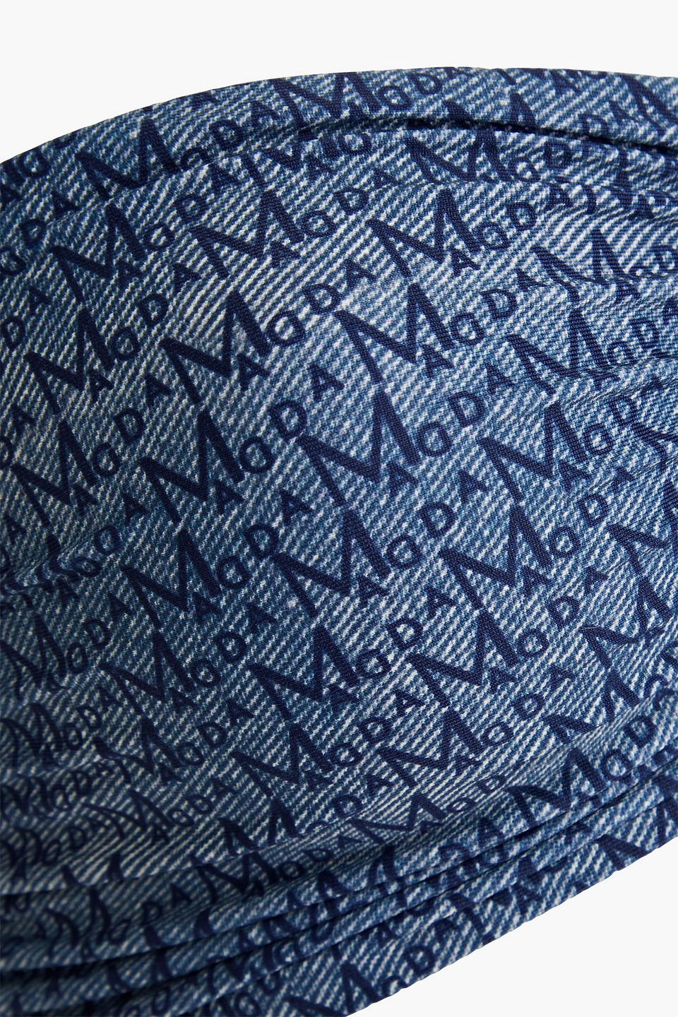 MAGDA BUTRYM PRINTED RUCHED BIKINI TOP 3074457345634458128