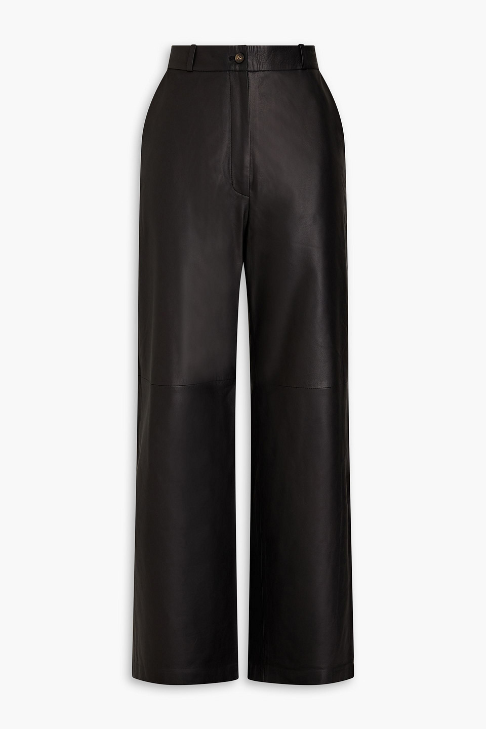 Loulou Studio Noro Nappa Trousers In Black
