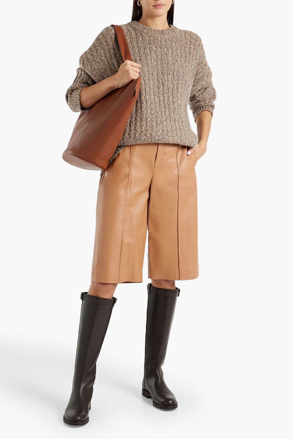 NAADAM Ribbed merino wool and cashmere-blend sweater