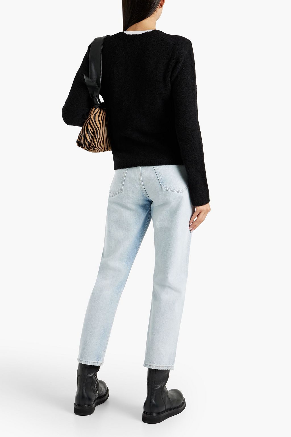 NAADAM Bouclé-knit cashmere-blend cardigan