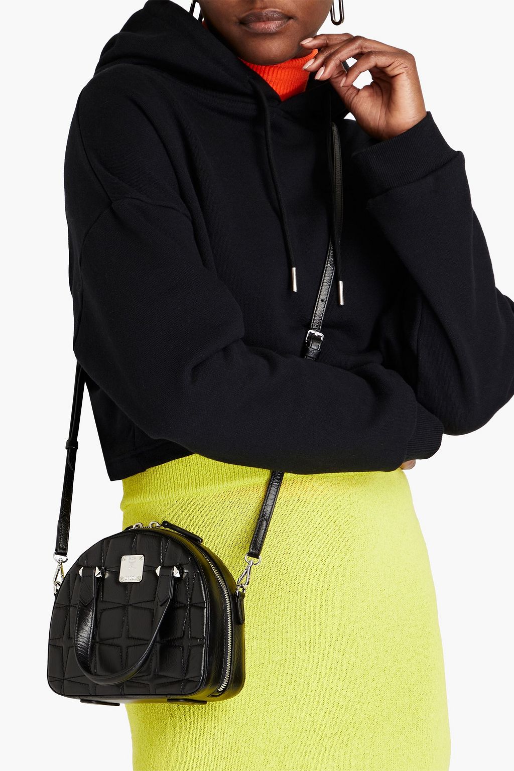 MCM Quilted leather tote