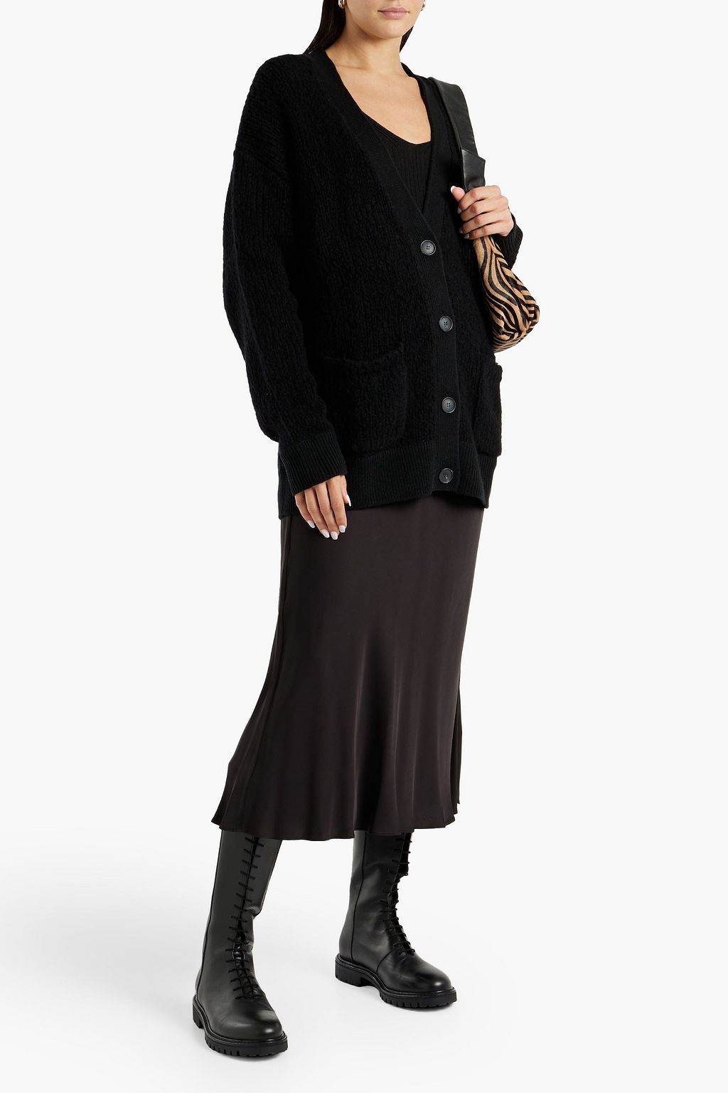 NAADAM Wool and cashmere-blend cardigan
