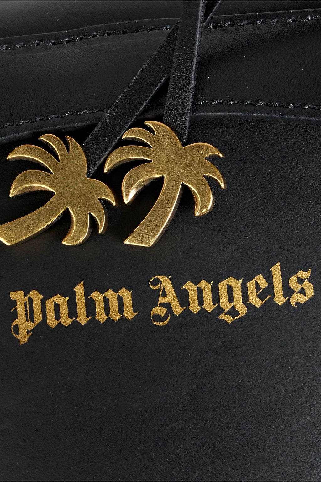 PALM ANGELS Padlock printed leather cross-body bag