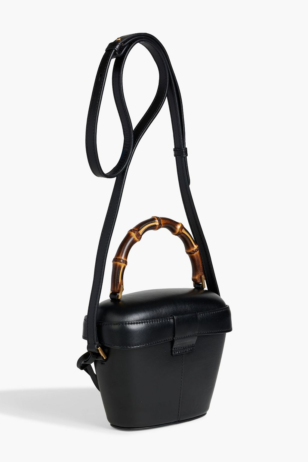 PALM ANGELS Padlock printed leather cross-body bag