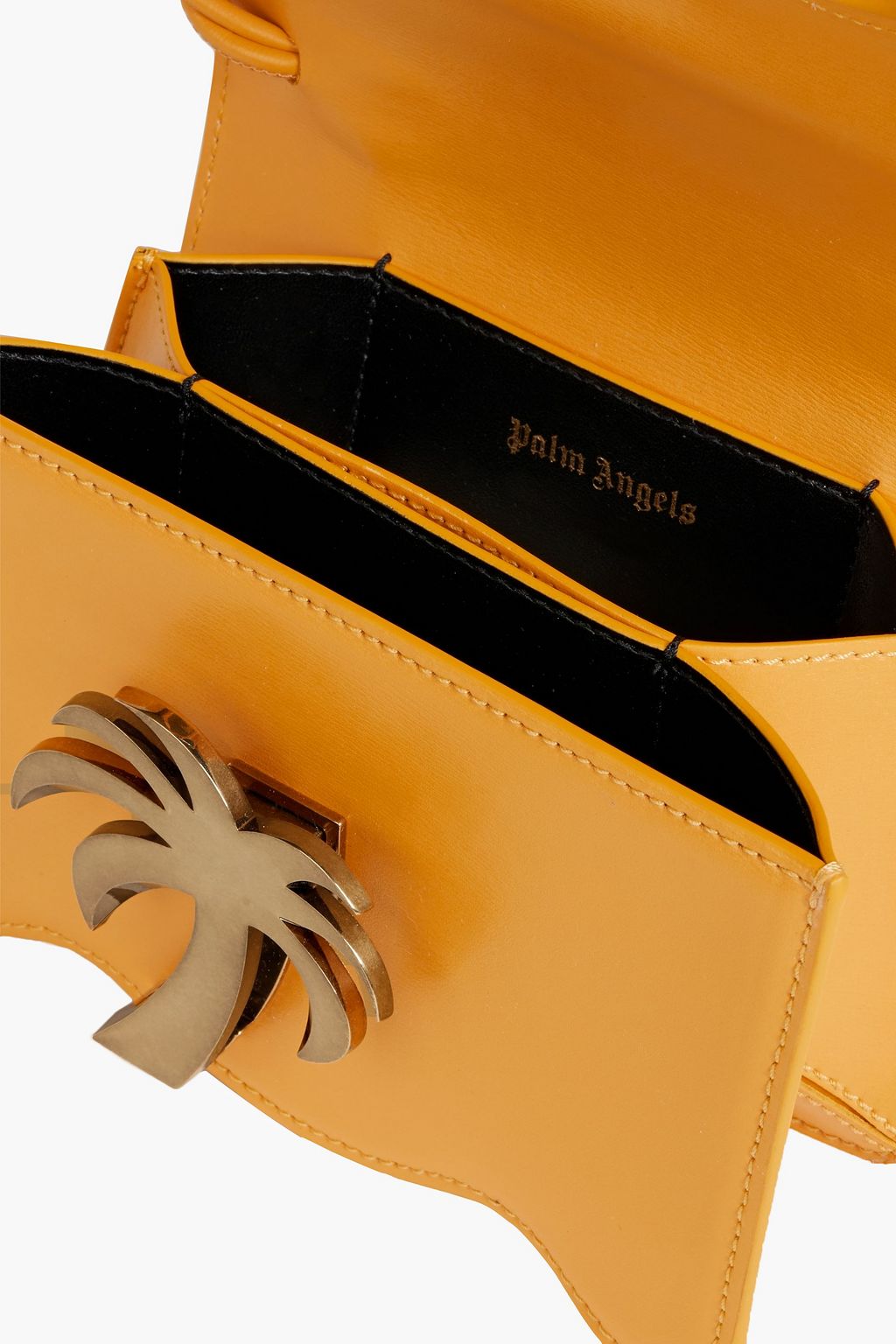PALM ANGELS Palm Beach leather shoulder bag