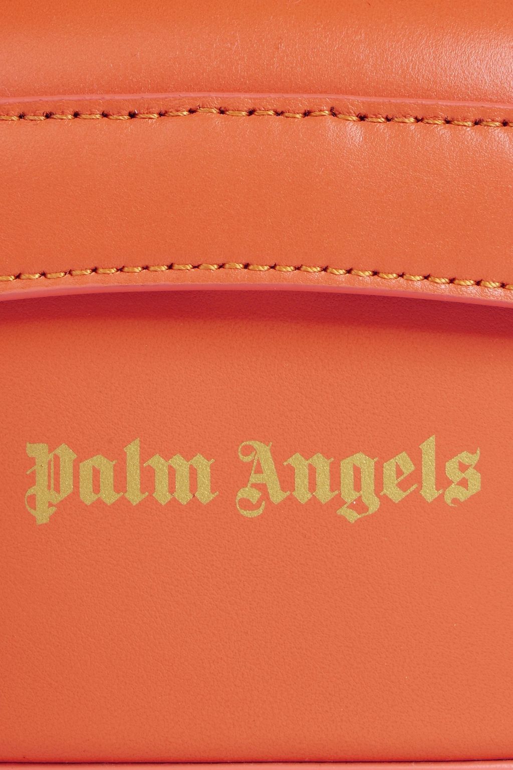 PALM ANGELS Mini Padlock printed leather shoulder bag