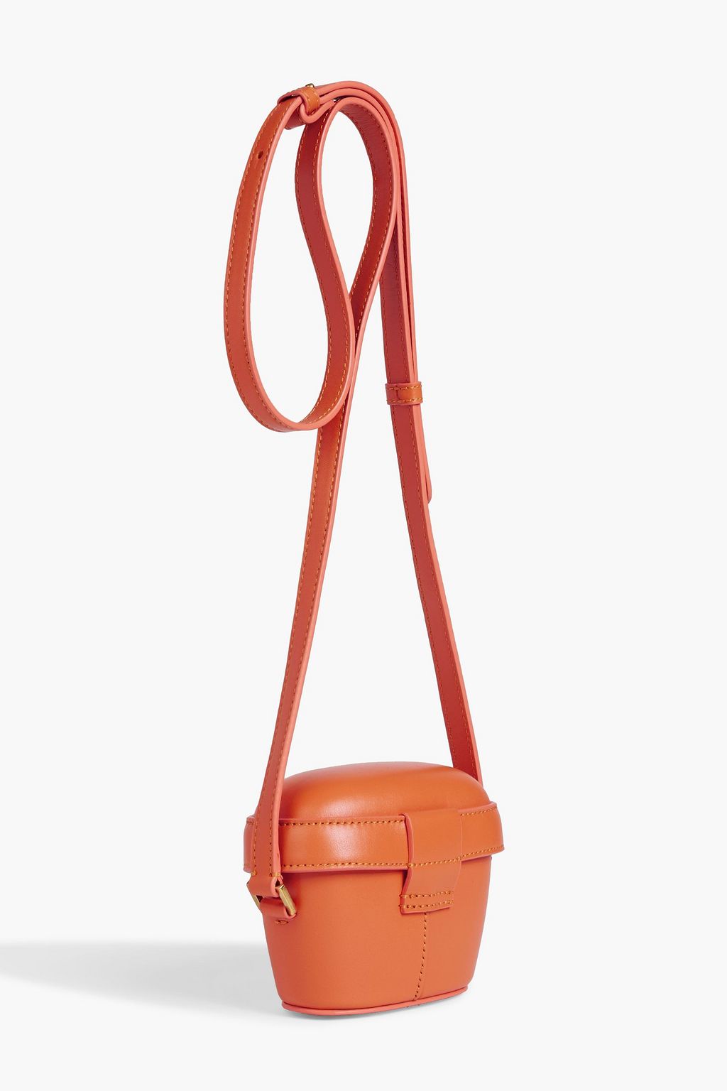 PALM ANGELS Mini Padlock printed leather shoulder bag