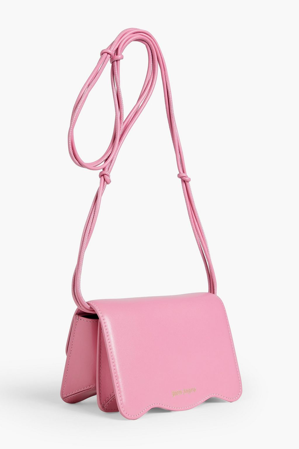 PALM ANGELS Palm Beach leather shoulder bag