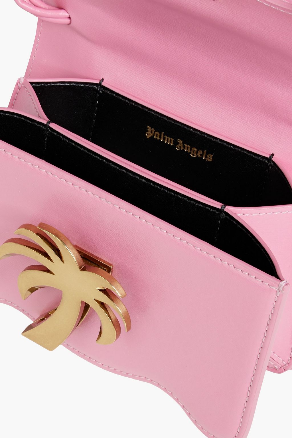 PALM ANGELS Palm Beach leather shoulder bag