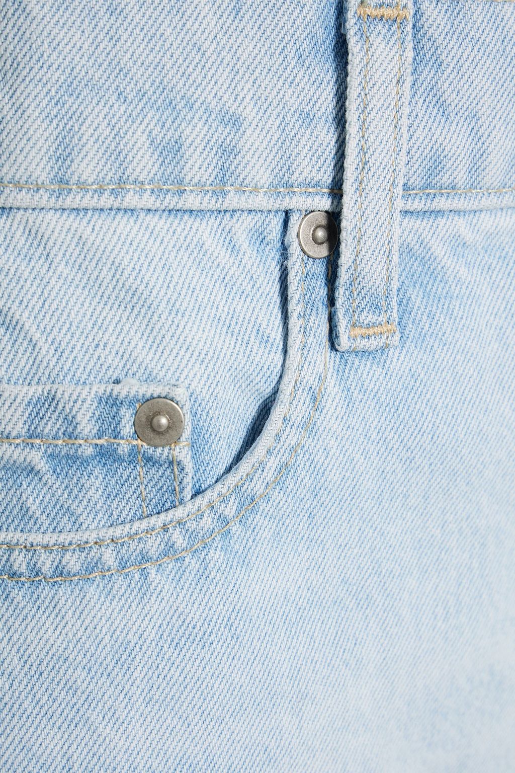 NOBODY DENIM شورت ’كوين’ من الجينز بتصميم ممزق