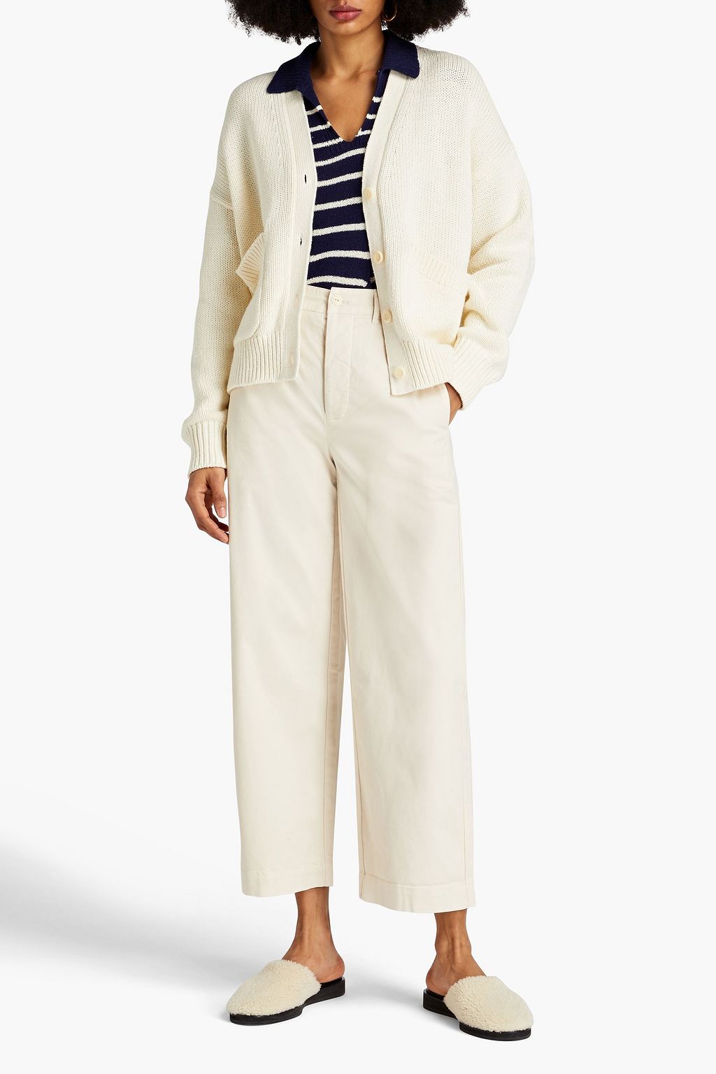 ALEX MILL Emma ribbed cotton cardigan