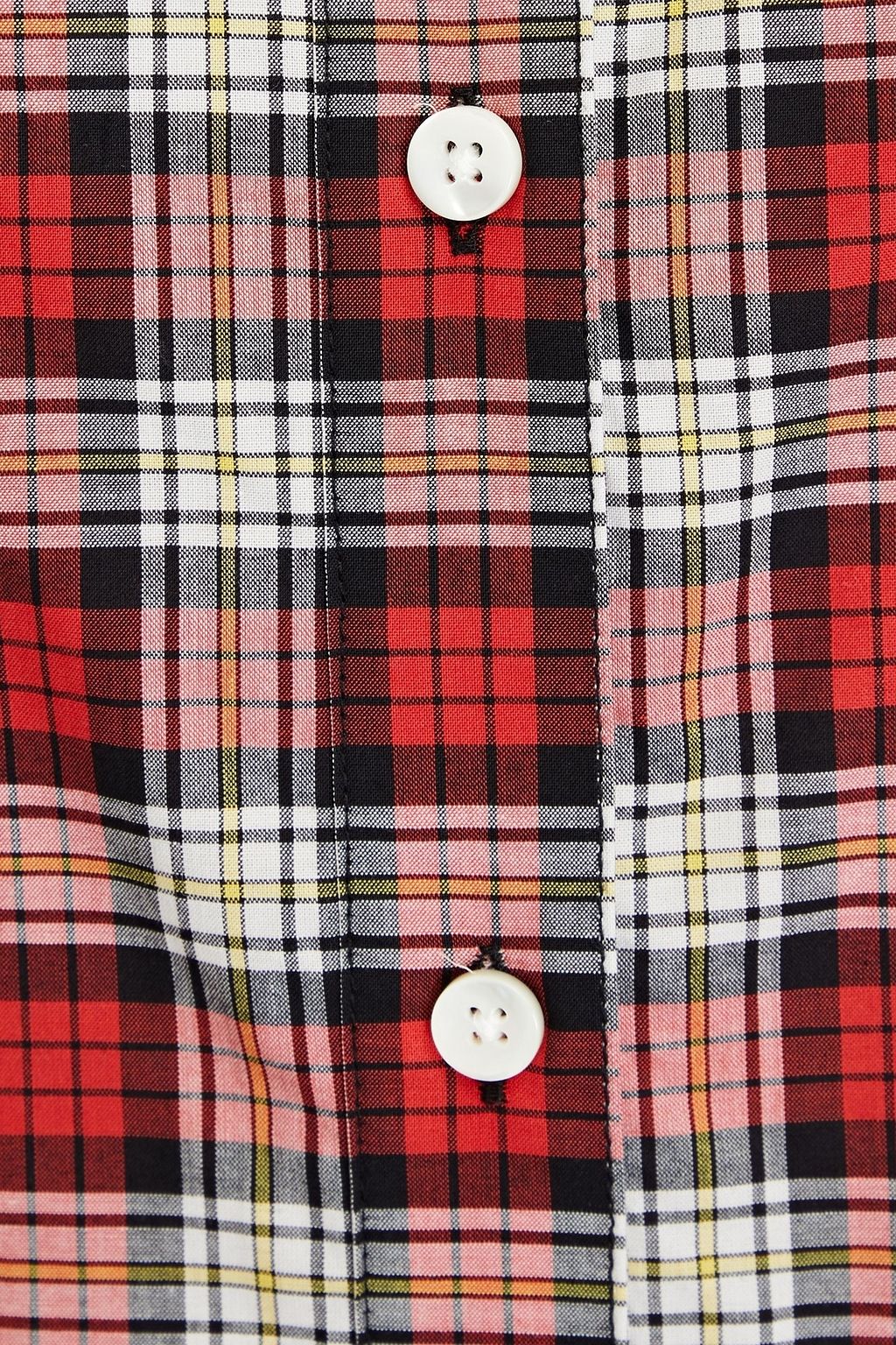 ALEX MILL Meg checked cotton-poplin shirt