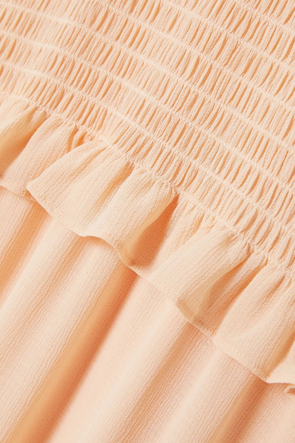 SEE BY CHLOÉ Shirred georgette maxi dress