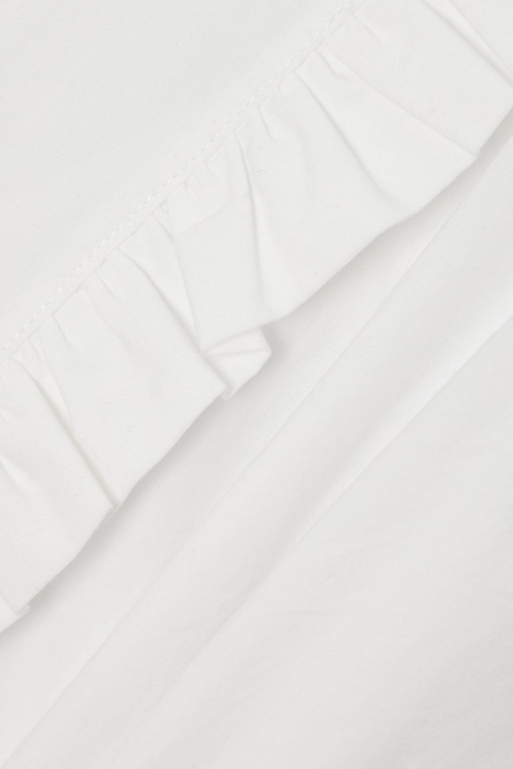 SEE BY CHLOÉ Poplin-paneled ruffled cotton-jersey mini dress