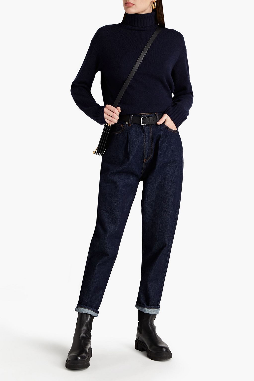 OFFICINE GÉNÉRALE Anne cashmere turtleneck sweater