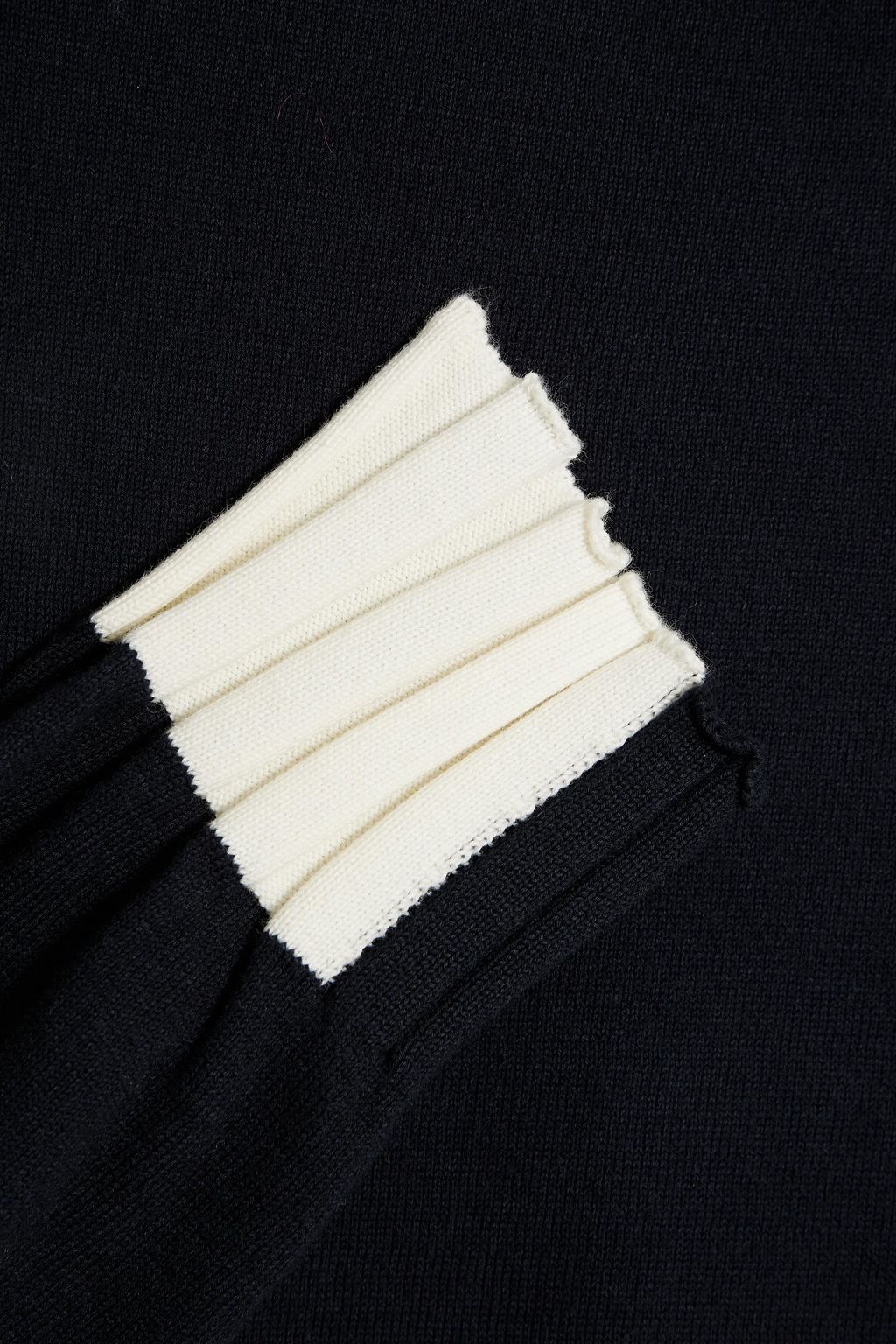 CHINTI & PARKER Layered two-tone cotton sweater