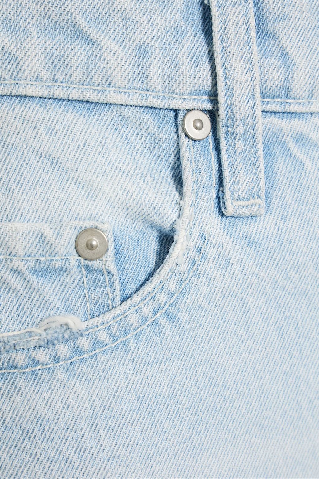 NOBODY DENIM 하이라이즈 테이퍼드 진