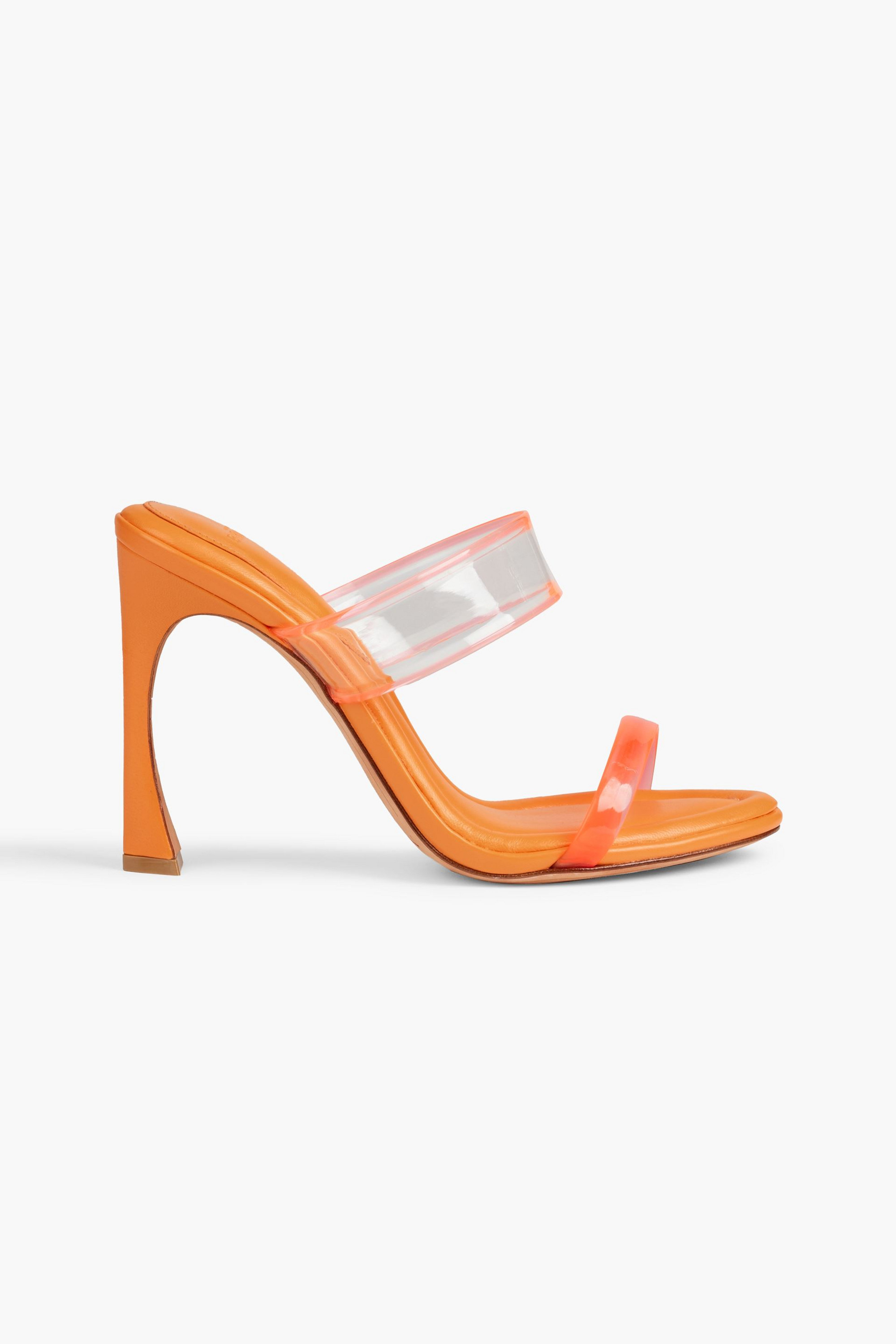 Alexandre Birman Joanna leather and PVC mules
