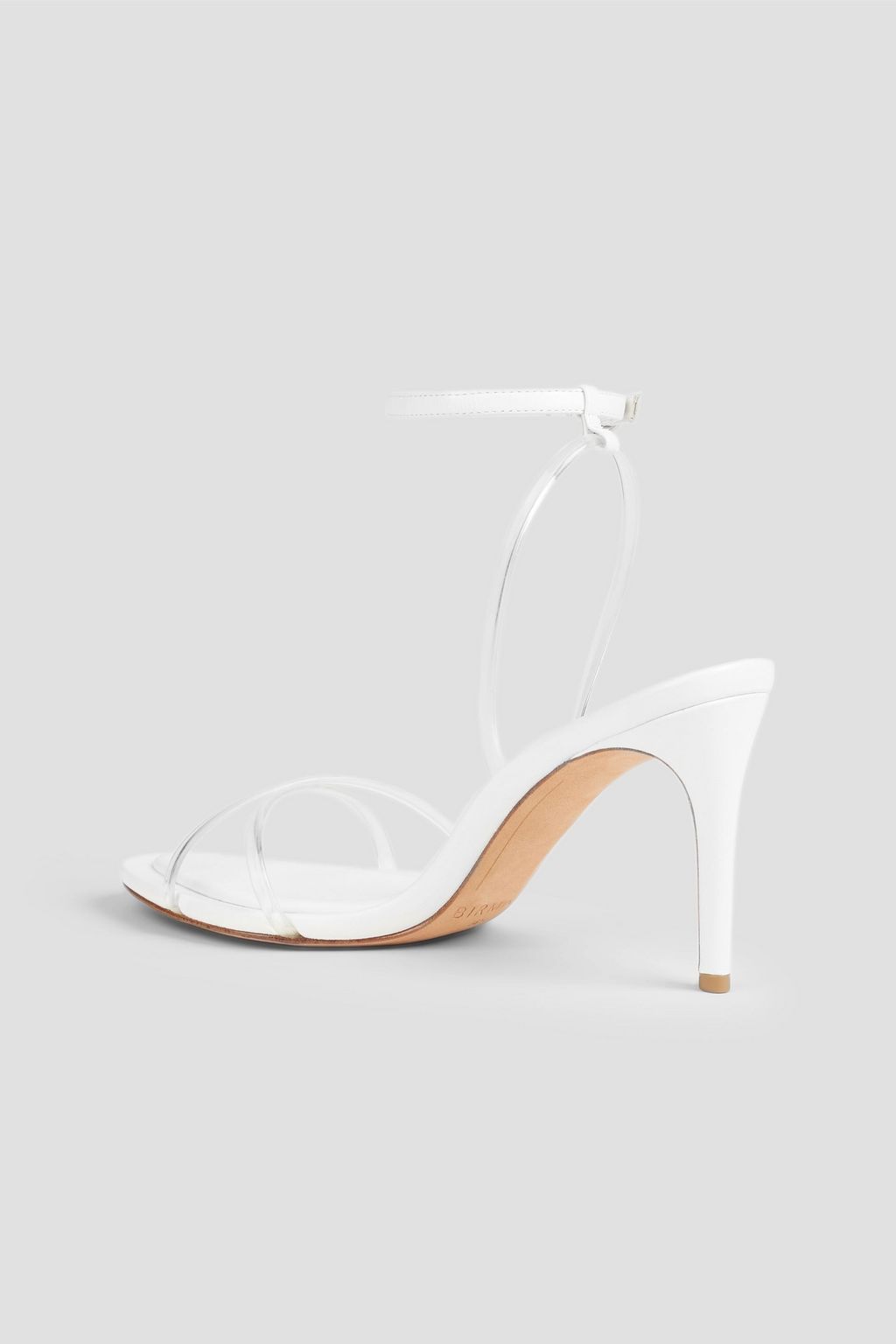 ALEXANDRE BIRMAN Elisa 85 leather and PVC sandals