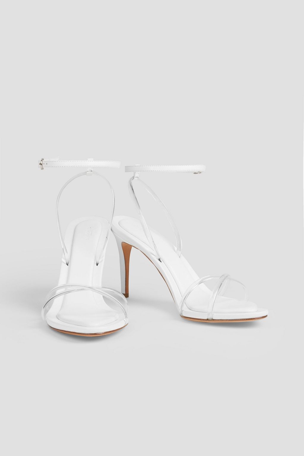 ALEXANDRE BIRMAN Elisa 85 leather and PVC sandals