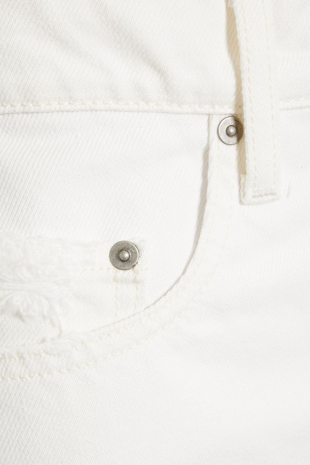 NOBODY DENIM شورت «تايلر» من الجينز بحواف منسّلة