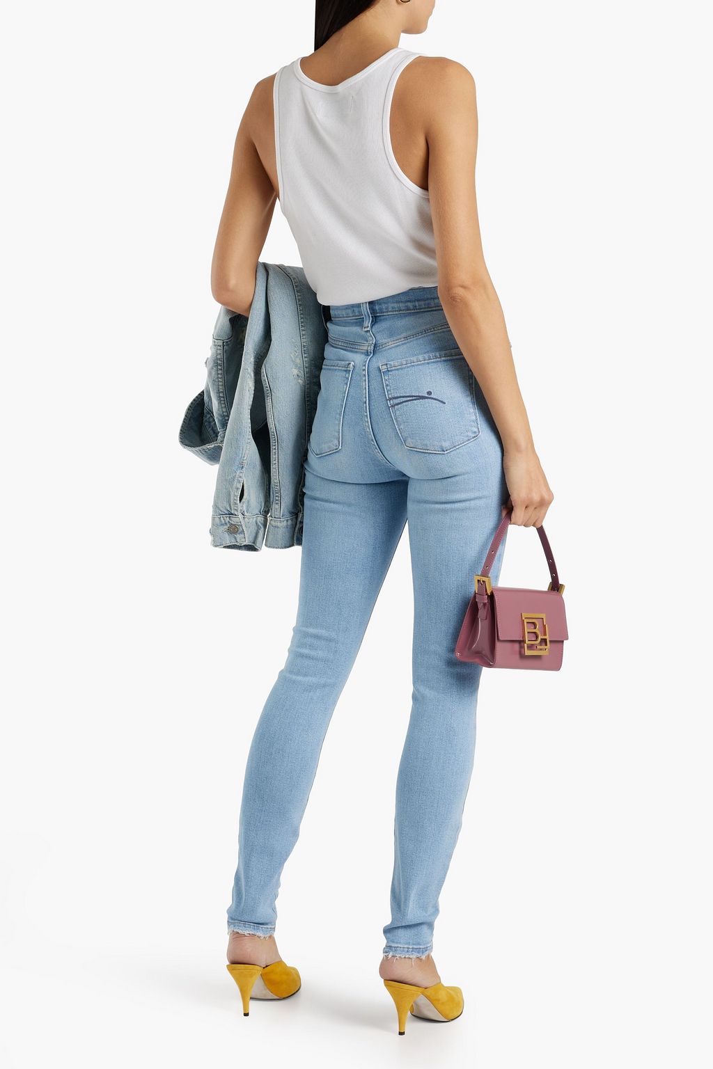 NOBODY DENIM جينز سكيني «سيرين» مرتفع الخصر