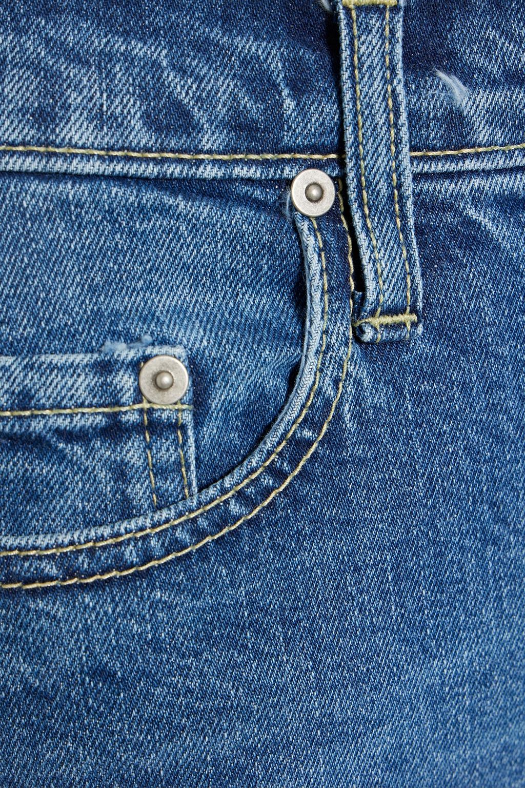 NOBODY DENIM بنطلون جينز «كينيدي» سكيني بخصر مرتفع وتصميم ممزق