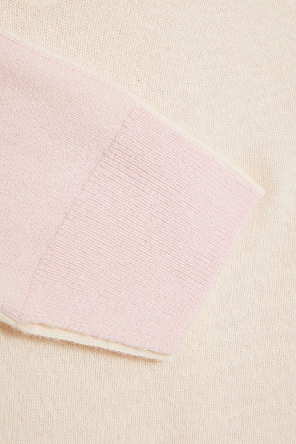 CHINTI & PARKER Two-tone wool and cashmere-blend sweater